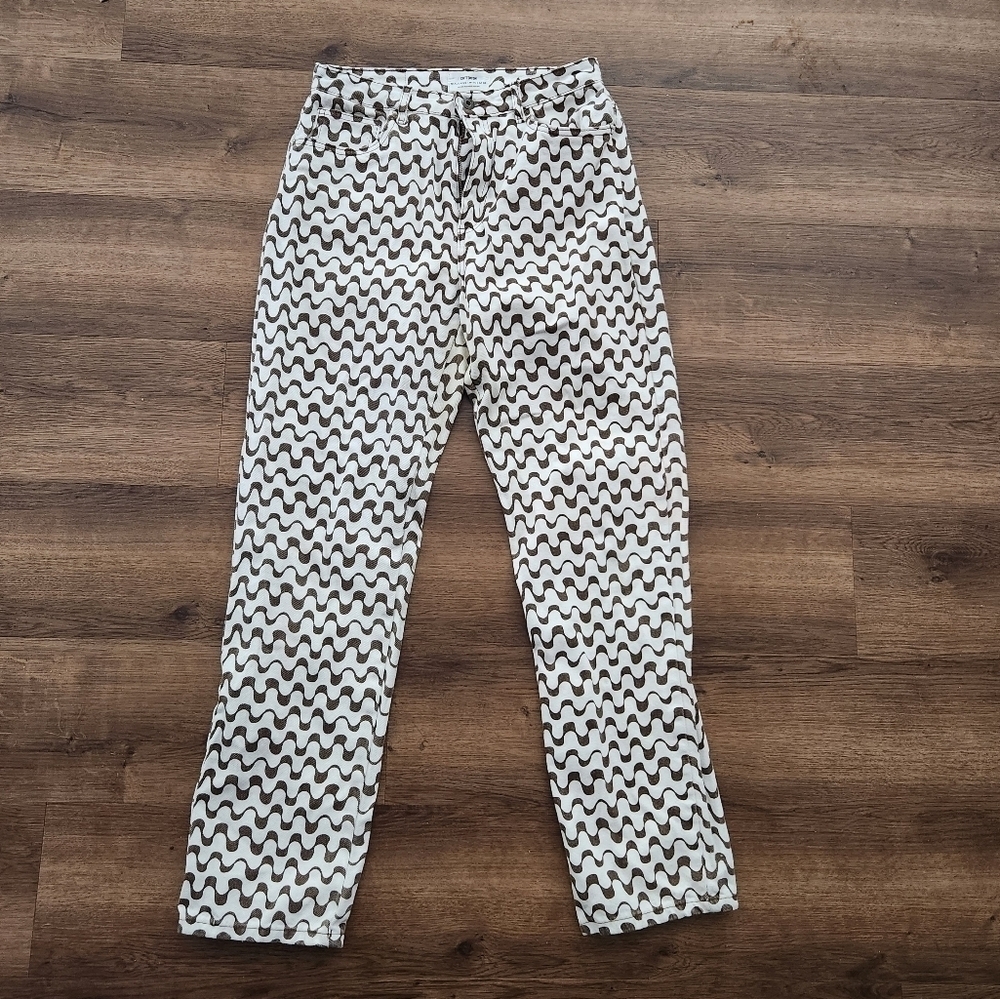 Cotton On Women's Long Straight Jeans Brown Wave